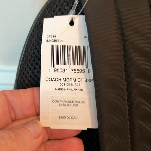 Brand new coach monogram backpack - Picture 5 of 9